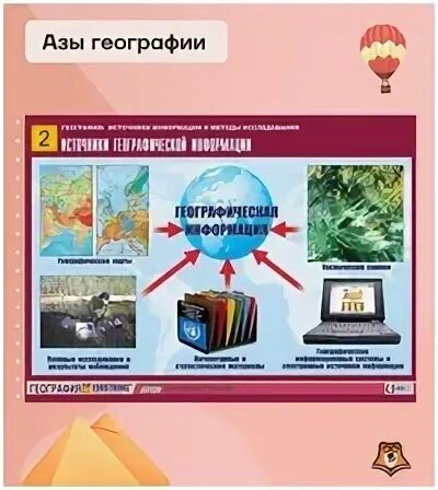 Источники географических исследований 10 класс