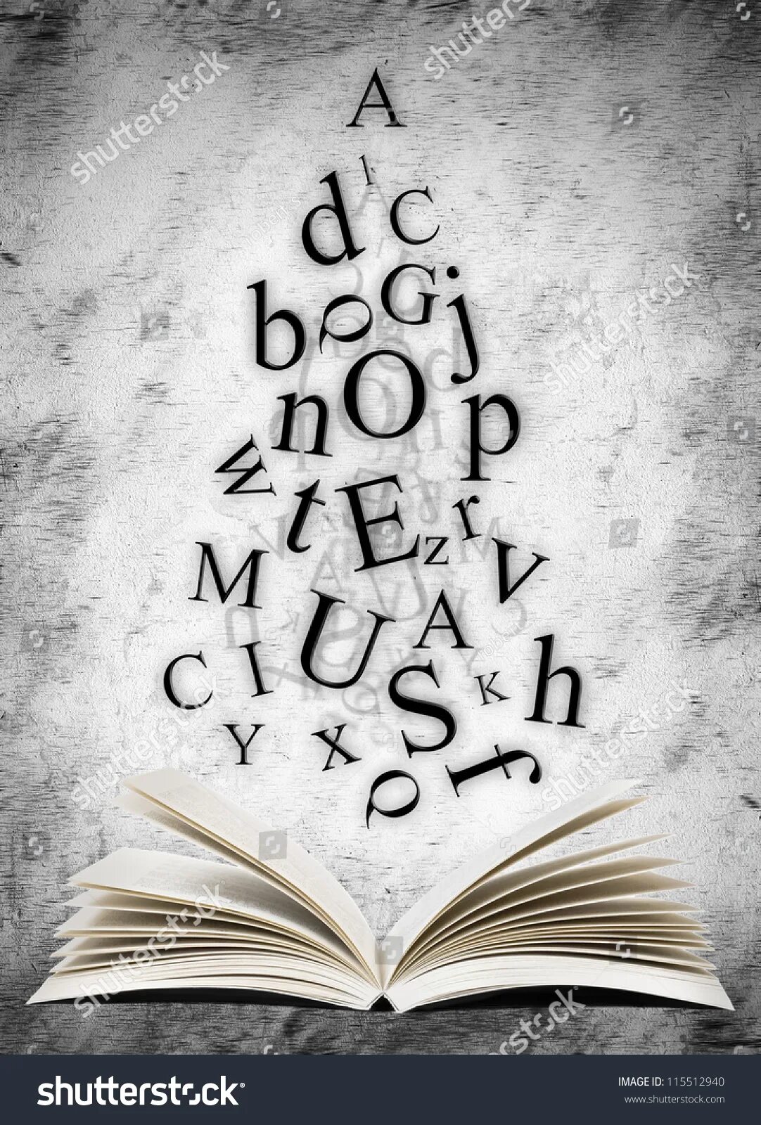 Falling letters