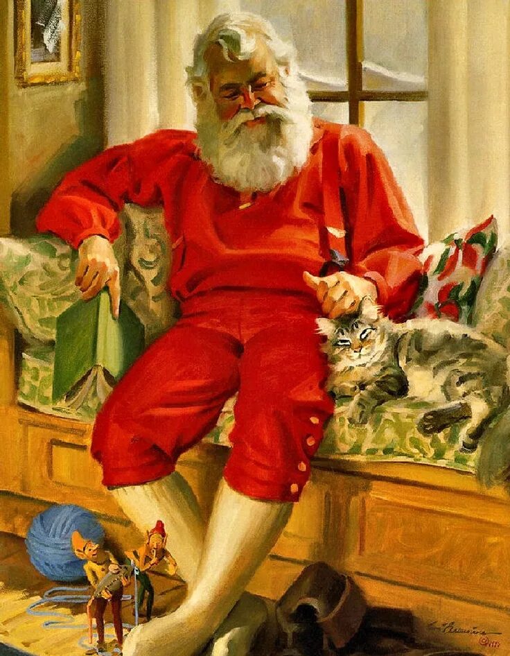 Тома и дед мороз. Дед Мороз. Образ Деда Мороза. Уставший дед Мороз.