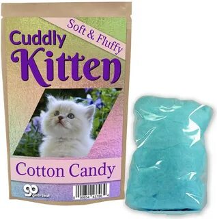 Gears Out Cuddly Chicago Mall Kitten Cotton Candy Kitty - w fioletowym k...
