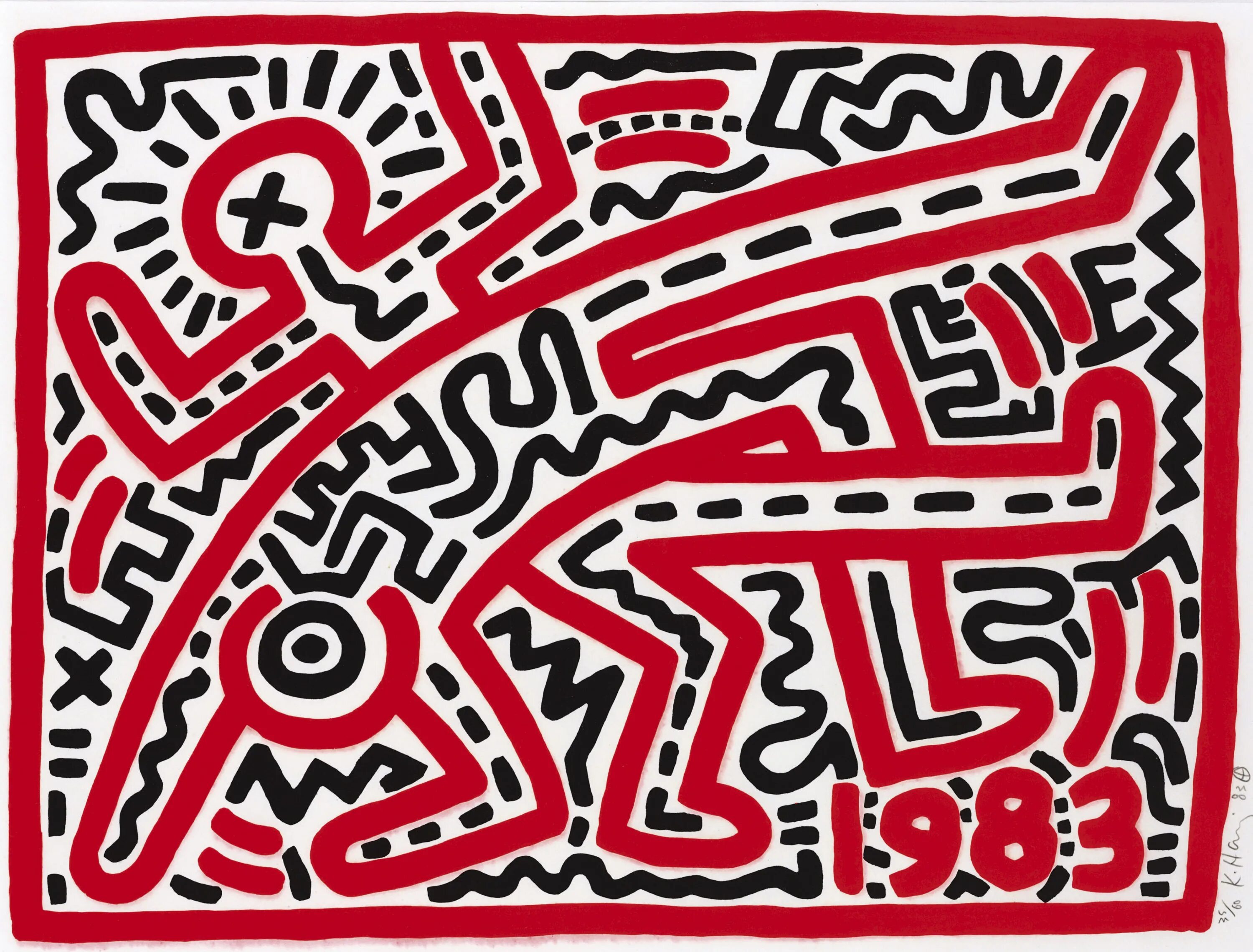 Кит харинг произведения. Keith Haring художник. Кит Харинг 1990. Кит Харинг Labyrinth. Картины кита харинга.