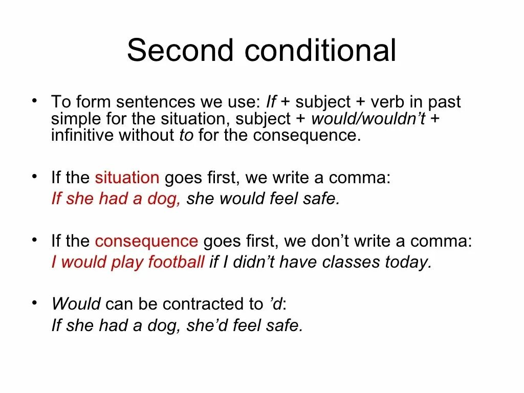 Condition meaning. Second conditional 2 Тип. Conditional 2 когда используется. 2nd conditional правило. Second conditionals в английском.