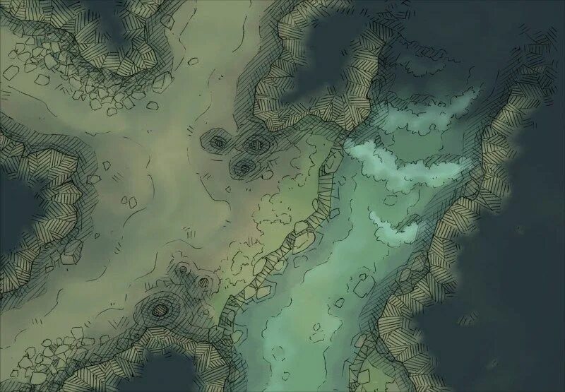 Cave map. DND Map пещера. ДНД карта река. Пещера Battle Map. DND Battle Map пещера.