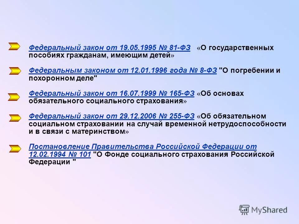 Отметь граждан которые получают государственные пособия