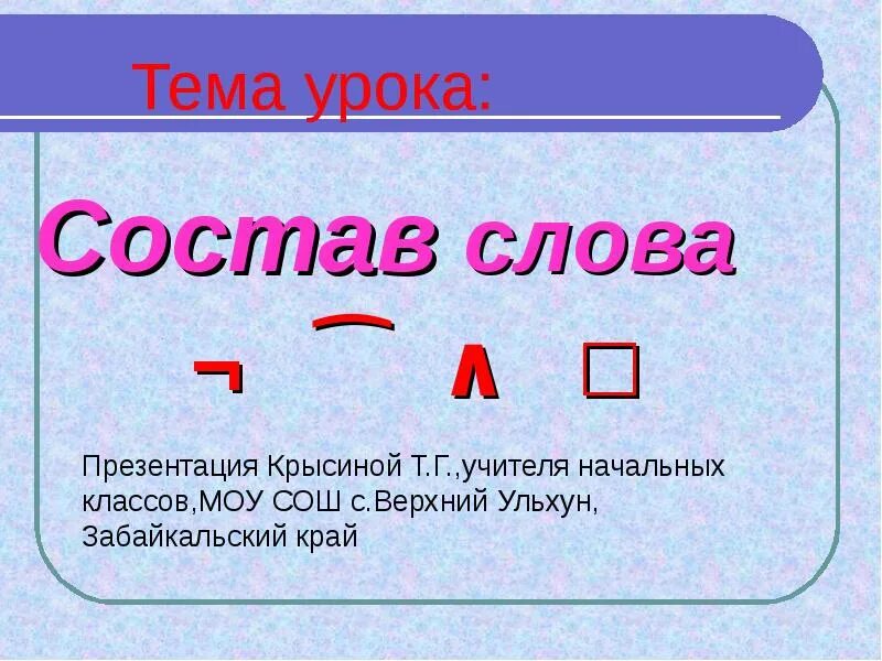 Что такое состав слова. Состав слова презентация. Презентация на тему состав слова. Состав слова 2 класс. Части слова 2 класс презентация.