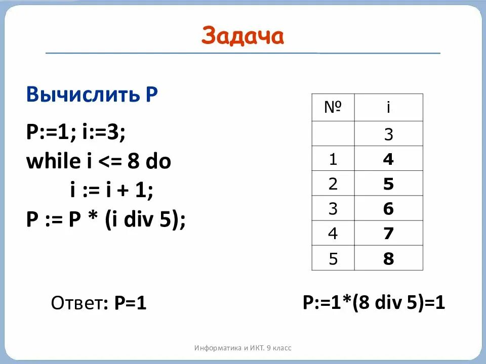 Программы информатика 9. &lt;p&gt;&lt;/p&gt; что это в информатике. вычислить p. информатика s=1 i=1 s=s*i i=i*1. i=1/p информатика.
