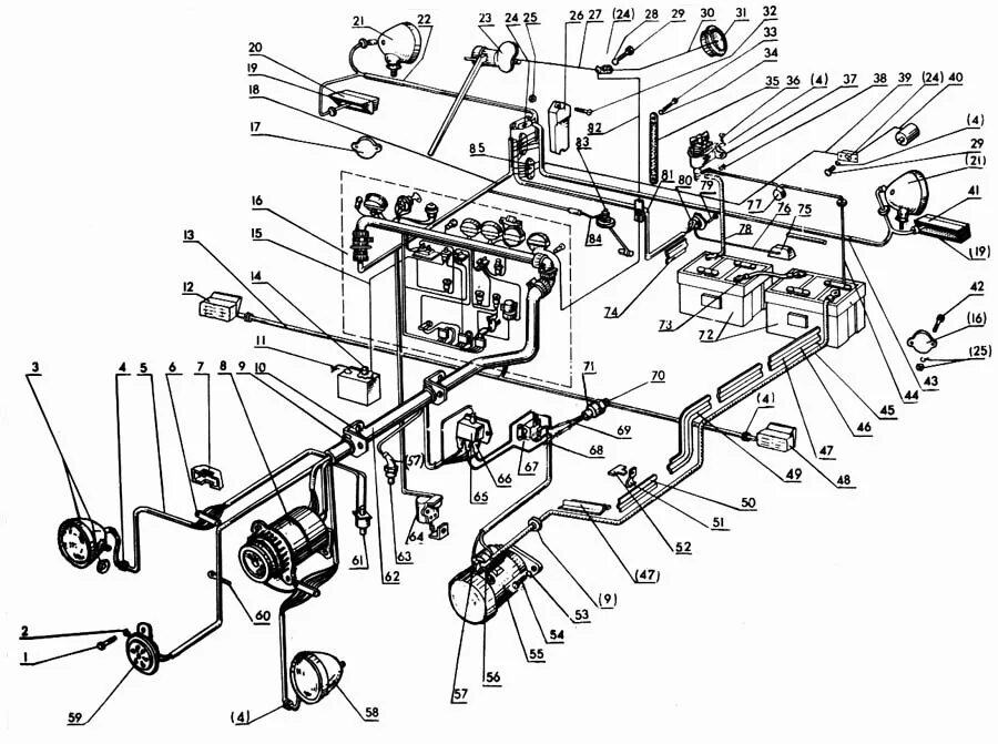 Проводка мтз большая кабина. Электрооборудование трактора МТЗ 82.1. МТЗ-80.82 Электрооборудование. Схема электрооборудования трактора МТЗ 80. Схема электрооборудования трактора МТЗ 82 1.