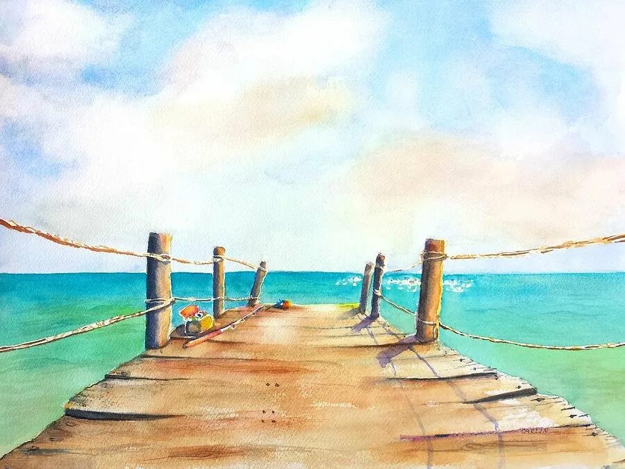 Вариант 15 море. Море пляж акварель. пейзаж акварелью море. нарисовать пляж акварелью. морской пляж акварель.