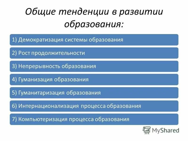 Направления развития образования в россии. Общие тенденции в развитии. Тенденции развития образования. Тенденции образования. Общие тенденции в развитии образования.