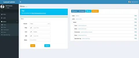 Laravel create