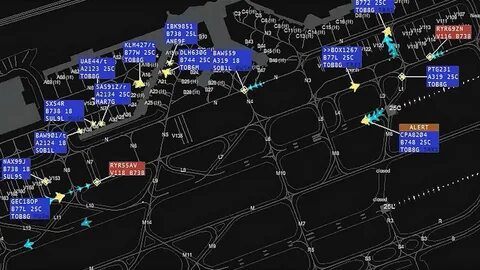 Vatsim map