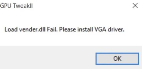 Please install driver