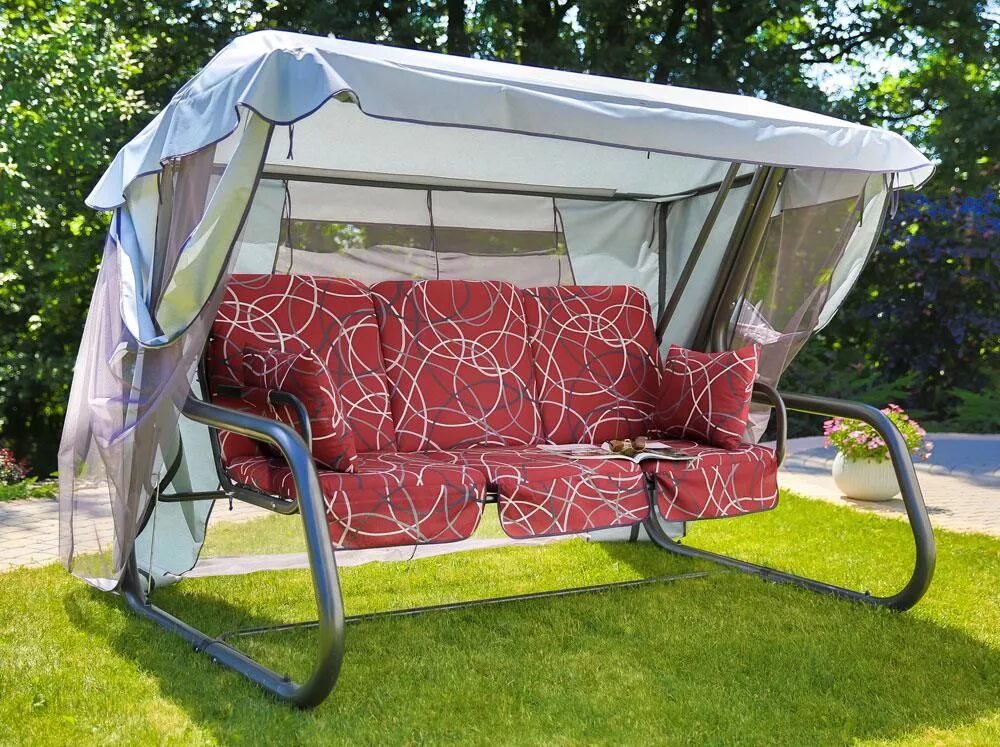 Чехол для садовых качелей. Матрас для качелей. Накидки на качели садовые. Шторы на качели садовые. Садовые качели 120х100х190 см laura outdoor sevilla.