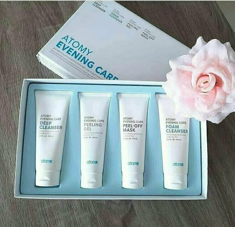 Атоми Ивнинг Кеар набор (Atomy Evening Care 4 Set). Косметика Atomy Корея. Корейская косметика Atomy Evening Care 4 Set. Атоми Deep Cleanser набор. Foam cleanser atomy