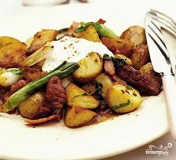 Как жарить печень с картошкой