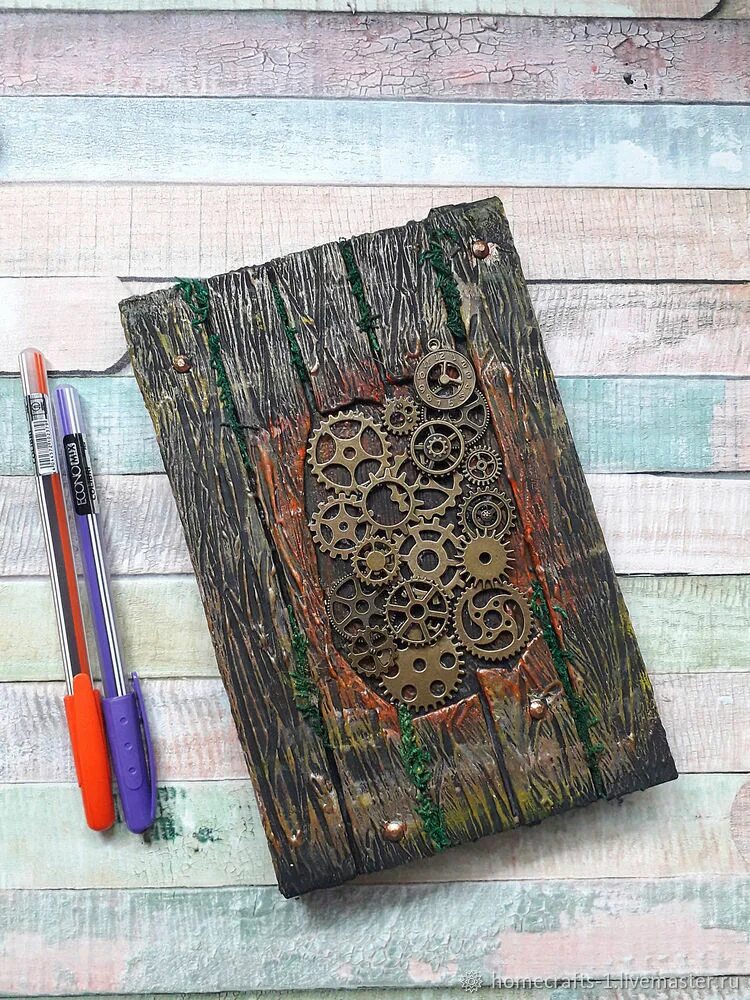 Декор блокнота своими руками DIY Notebook decor idea Cardboard craft From cardboard and paper Идеи для подело
