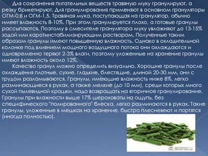 Хранение питательных веществ