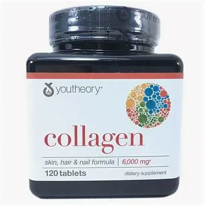 Youtheory коллаген 6000 мг. Collagen 6000mg.