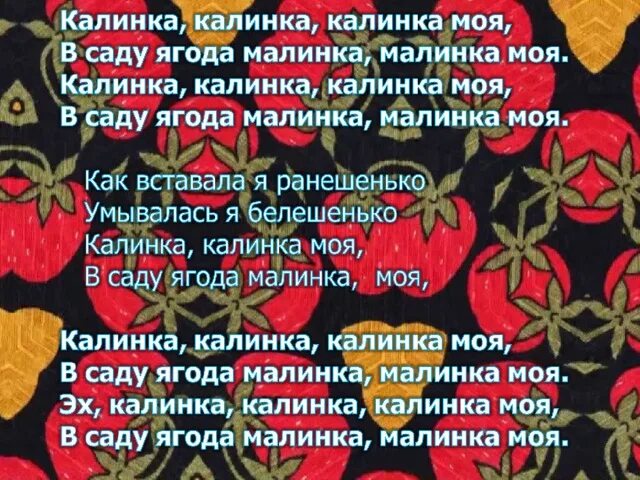 Калинка Малинка текст. Калинка Калинка моя. Стих Калинка. Калинка Калинка моя текст. Русская песня калинка текст