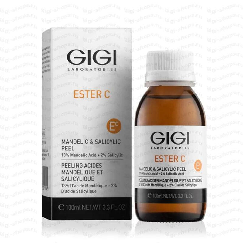 Миндальный пилинг цена skinlift ru. Gigi ester c Mandelic Peel 15%. Пилинг-коктейль миндальный Gigi ester c Cocktail Mandelic Peel, 100 мл. Gigi ester c пилинг с 15% миндальной. Ester c пилинг коктейль Gigi.