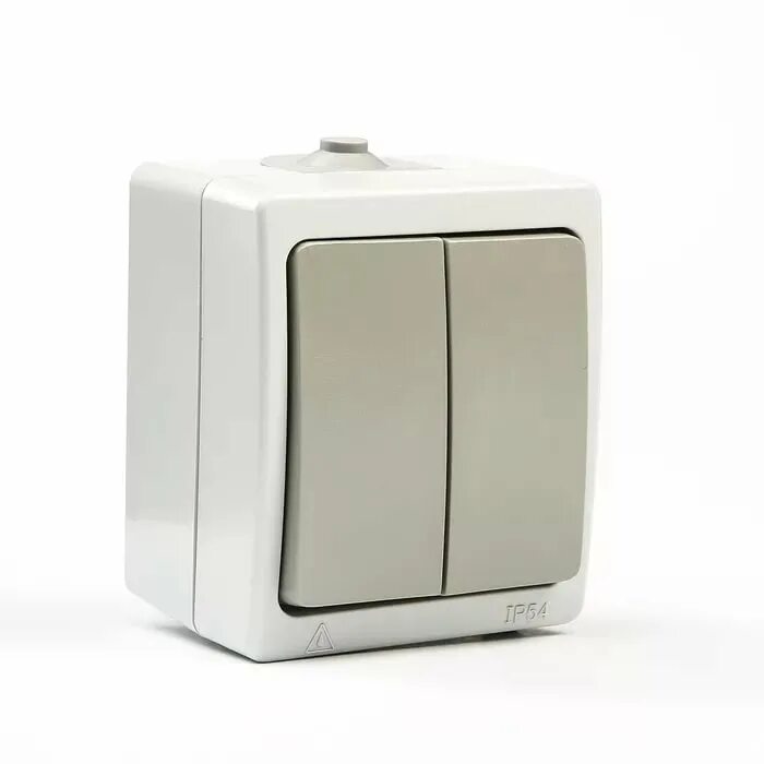 Выключатель 3-клавишный открытой установки. Розетка 2п+з открытой установки ip54 16а ''вуокса''. Выключатель 1-кл. Переключатель на два направления открытой установки. Оп 10а ip20.