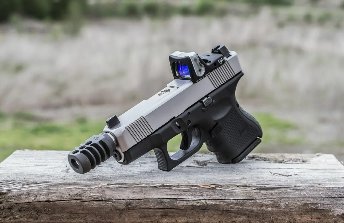 Rmr asia. Глок 15. Глок аирсофт. Glock 26 Custom. Кастомный Глок страйкбол.