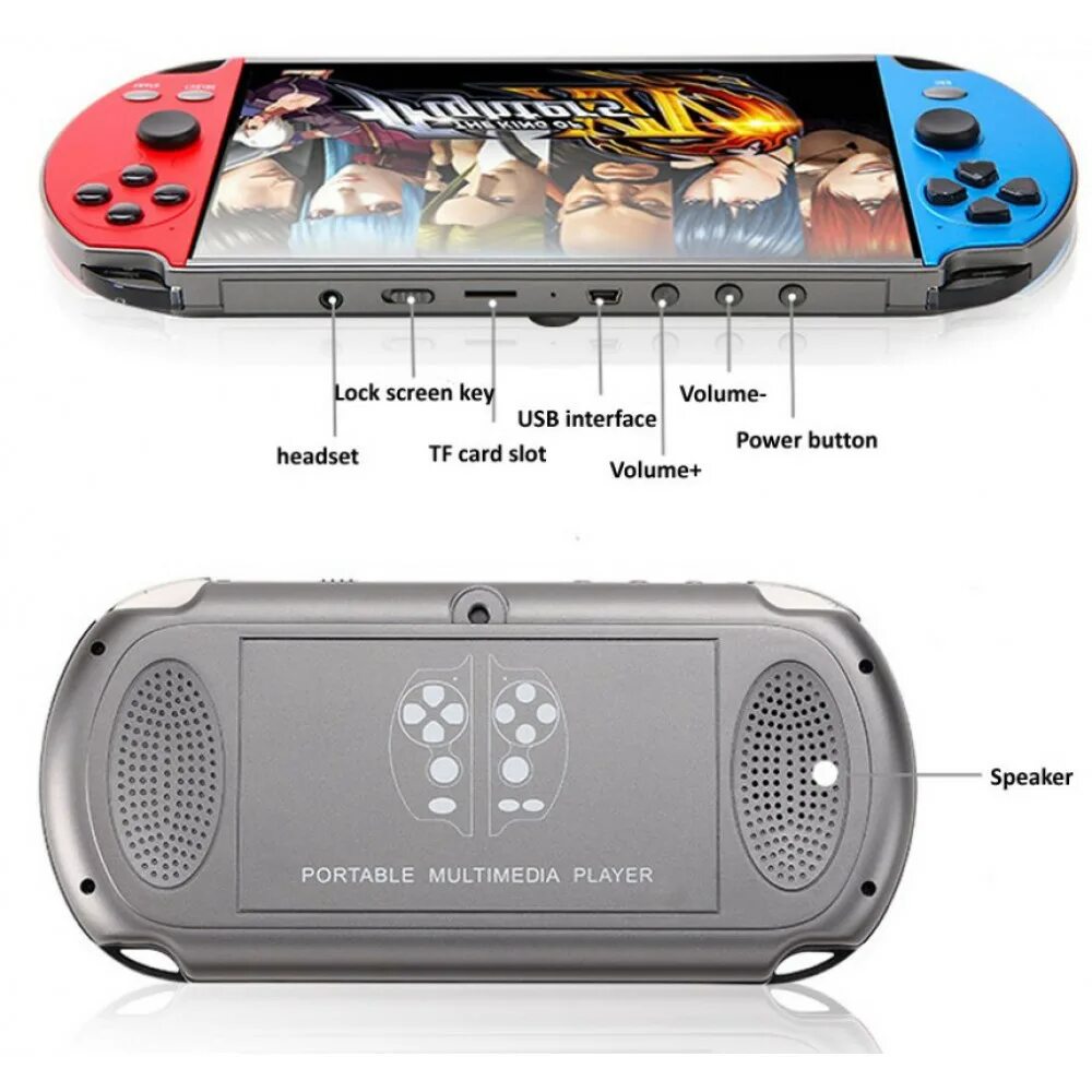 X 12 plus. X 12 plus. X 12 plus. Портативная игровая консоль x12 plus с 7-дюймовым 1000+. / приставка консоль/ портативная приставка x7.