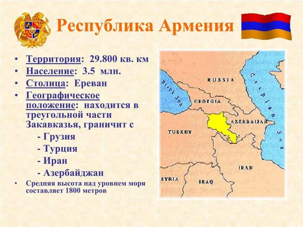 Территория Армении. Географическое положение Армении. Армения Размеры территории. Армяне кратко о стране. Армения расположена