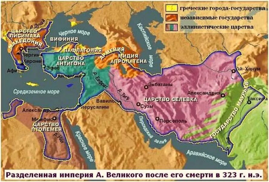 Распад македонской империи