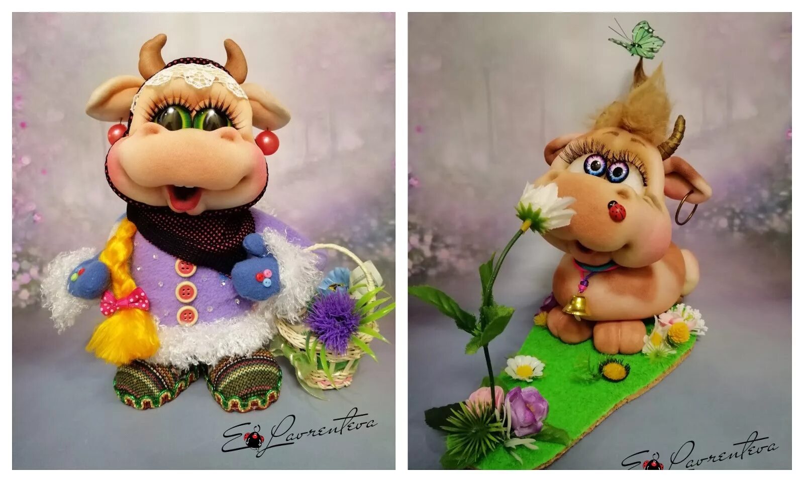 бычок из фетра. кукла поросенок елены лаврентьевой. мастер класс символ года отчет. новогодняя поделка бычок. мастер класс символ года отчет.