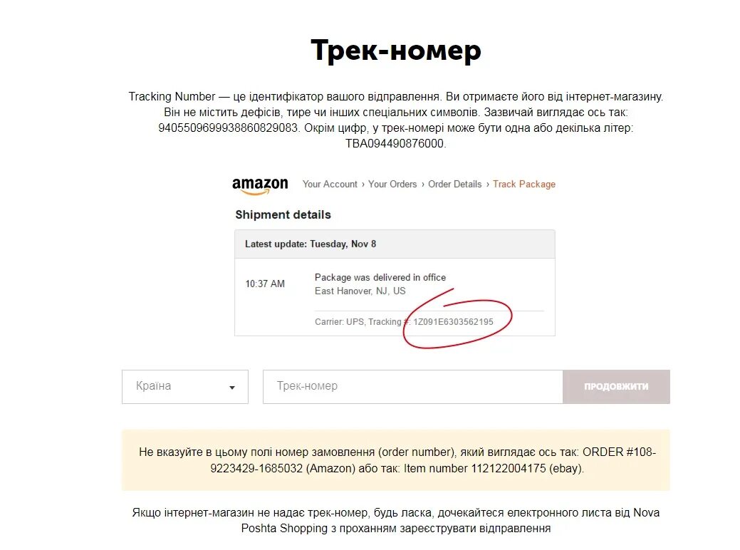 Добрый трек номер. Трек номер. Трек номер Амазон. Amazon de трек номер пример.