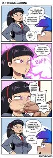 Rule34.dev - 1girls 4koma big_breasts blowjob blowjob_face breasts busty co...