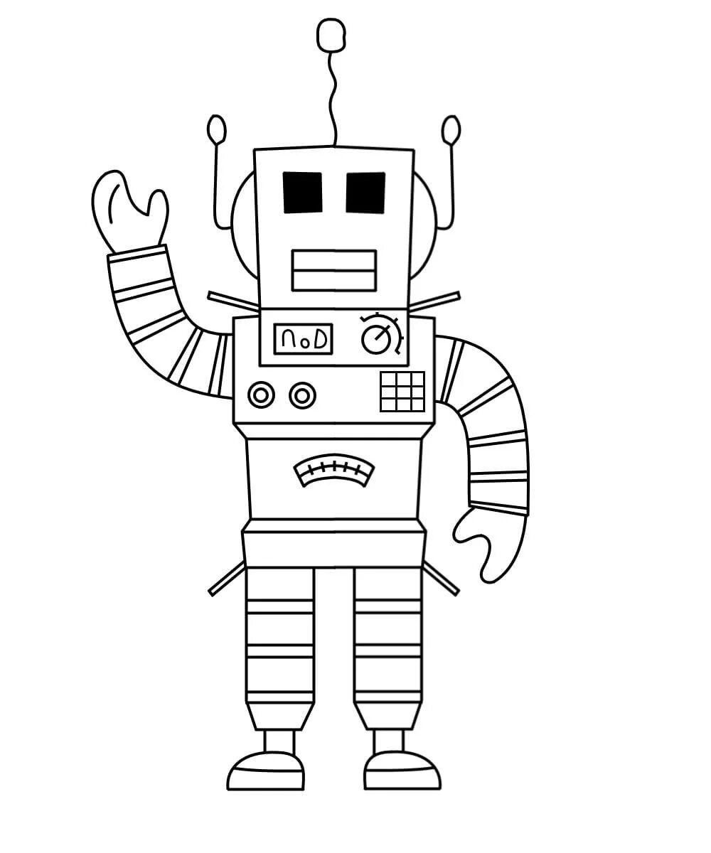 Роблокс картинки раскраска. Раскраска РОБЛОКС Поззи. Разукрашки для мальчиков роботы. Робот рисунок. Робот раскраска для детей.