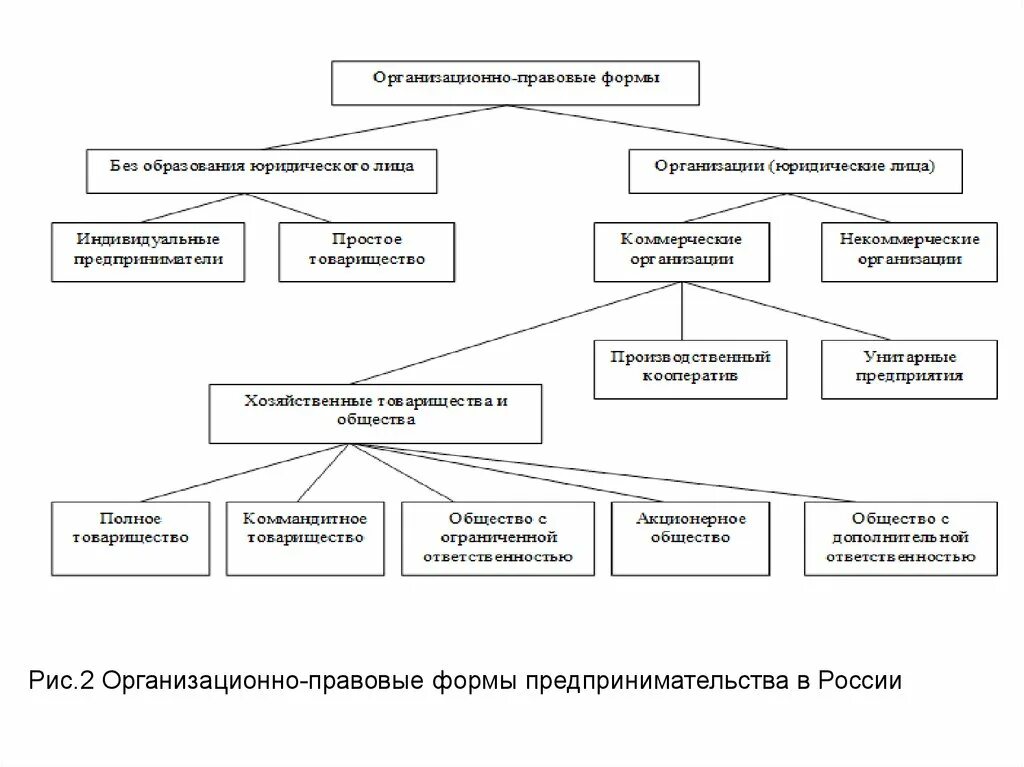 Критерии форм предпринимательства. Критерии форм предпринимательства