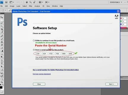 Photoshop cs5 ключ