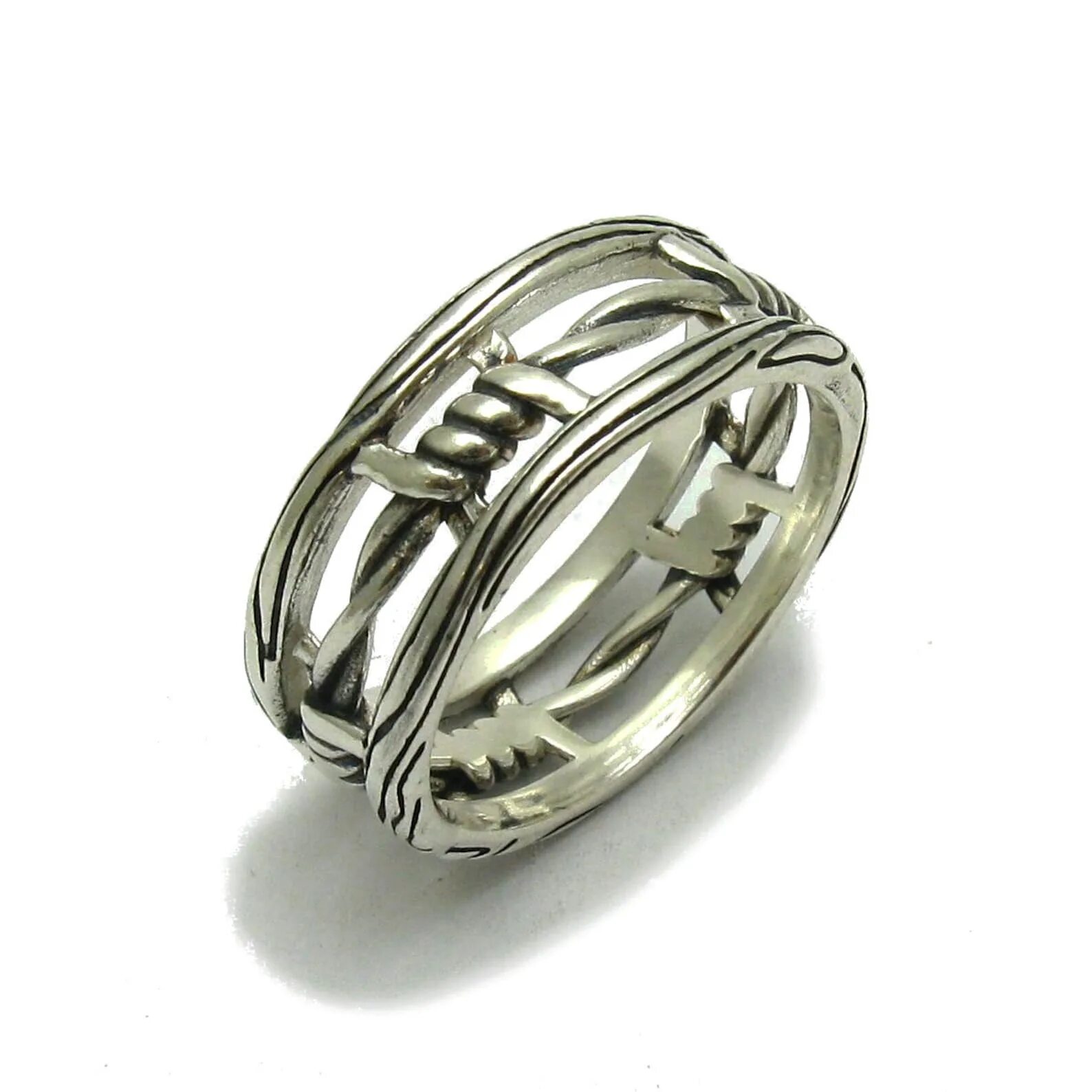 Легкое проволочное кольцо. Кольцо Sterling Silver 925. Barbwire кольцо. Кольцо колючая проволока серебро. Кольцо колючая проволока Санлайт.