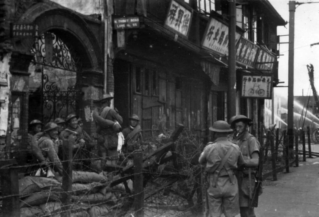 Сентябрь 1937. Шанхай 1937. бомбардировка шанхая 1937.