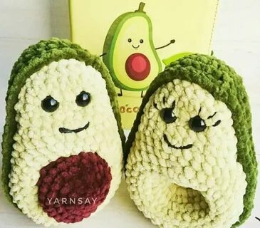 Авокадо связать схема крючком