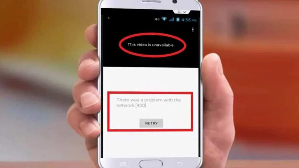 Youtube vanced 400. Ошибка сервера 400. there was a problem with the server 400. ошибка сервера 400 на ютубе на телефоне. смартфон ошибка 400.