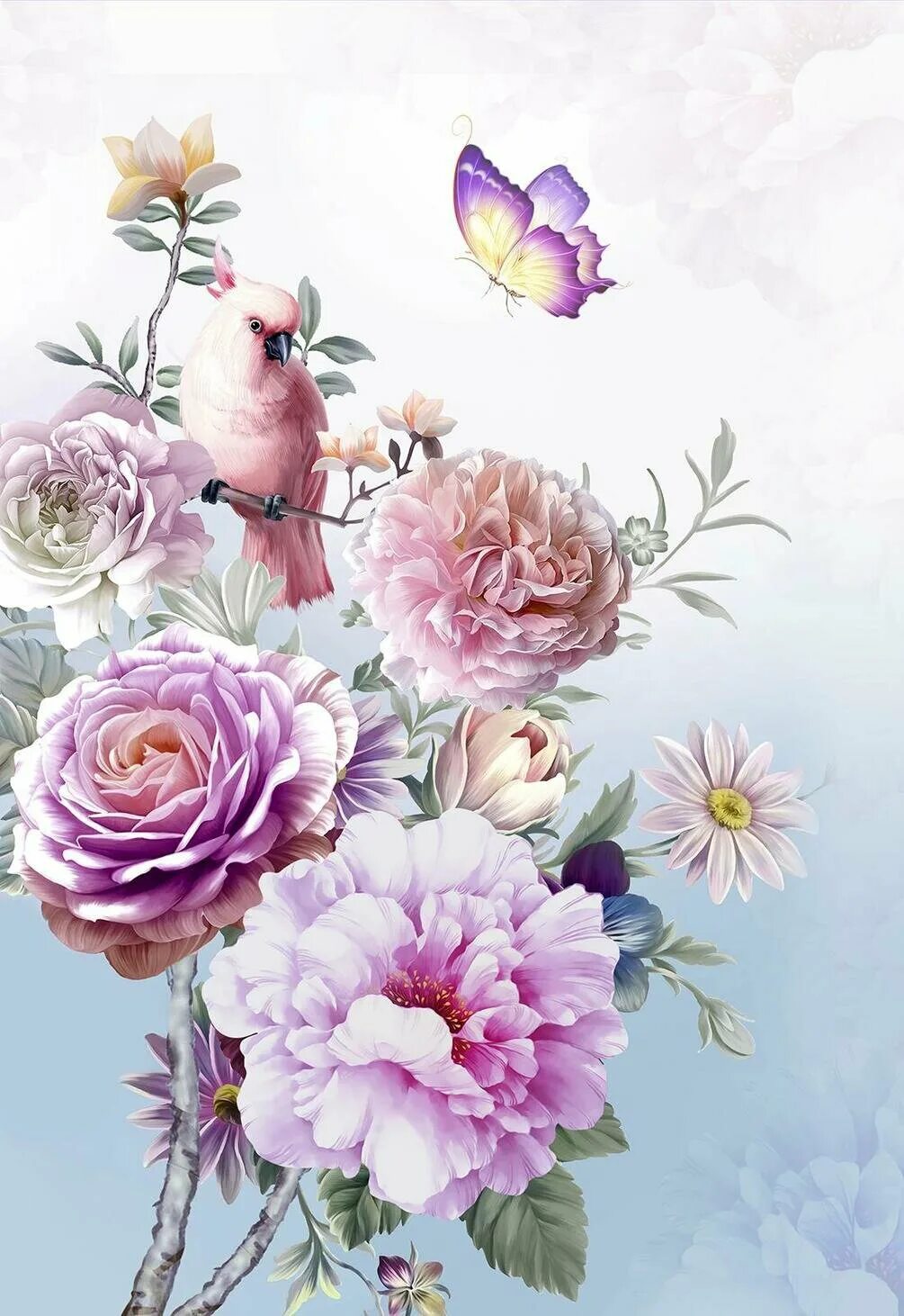 Постеры с цветами. Цветы акварель. Фотообои цветы. Постер "цветы". Бабочки и пионы.