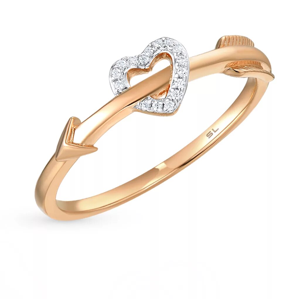 Золотое кольцо с бриллиантами 585 Санлайт. Санлайт золотые кольца с бриллиантами. Золотое кольцо Санлайт с 16 бриллиантами.