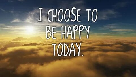 Becoming to be happy