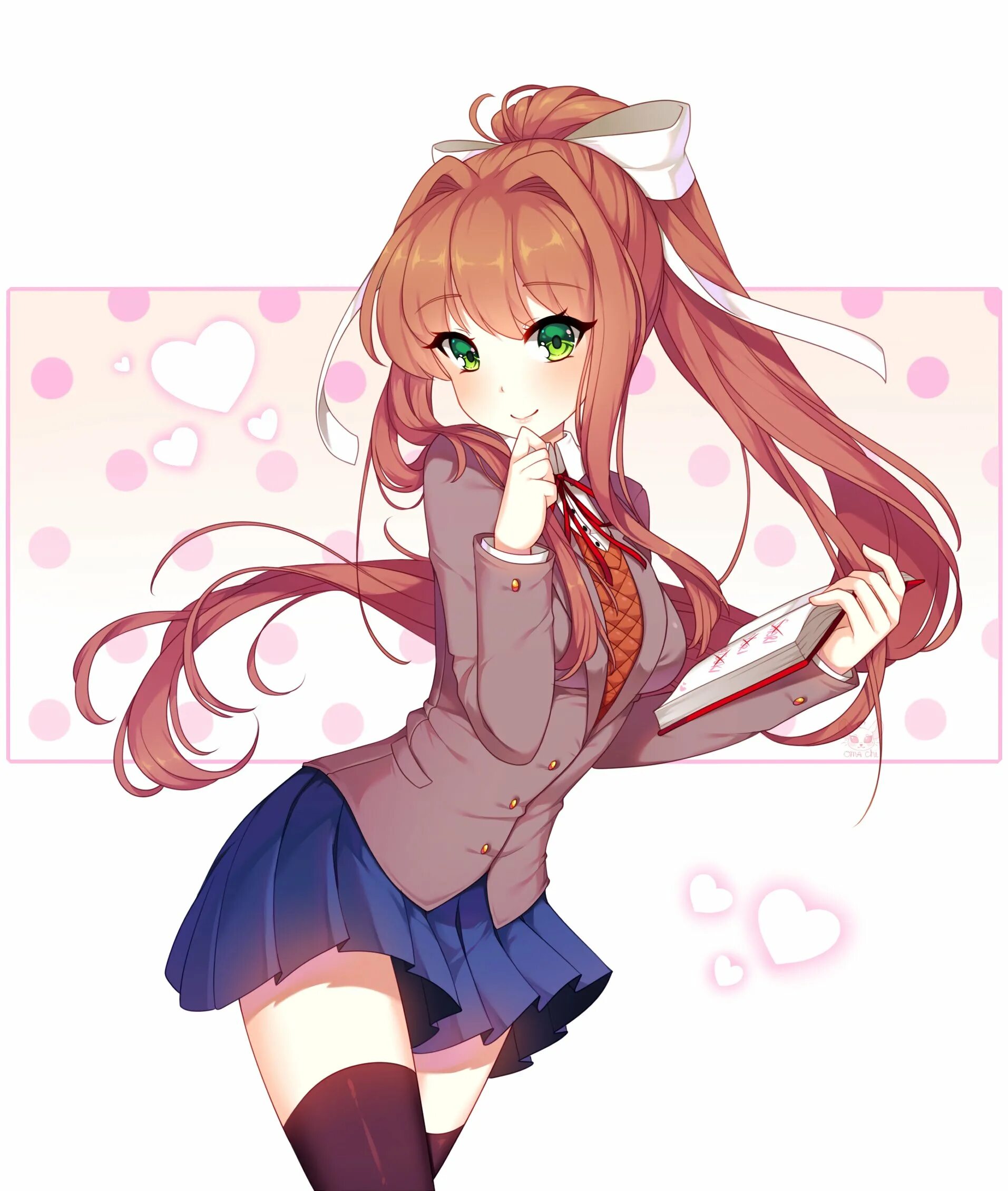 Monika bang. Doki Doki Monica.