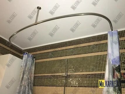 Карниз для ванной угловой усиленный