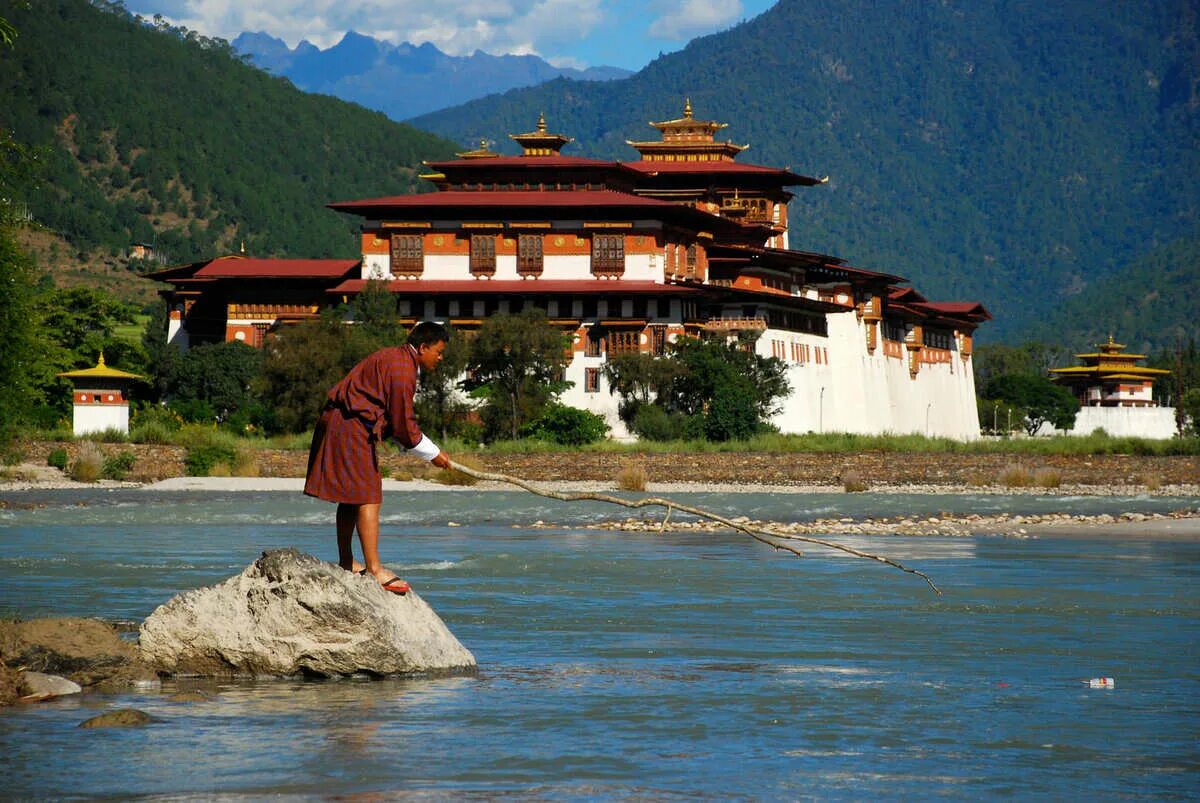 Королевство бутан (Bhutan). Бутан Тхимпху. Пунакха-дзонг бутан. Королевство бутан достопримечательности.