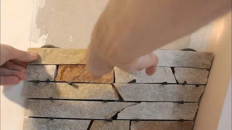 Как уложить камень на стену