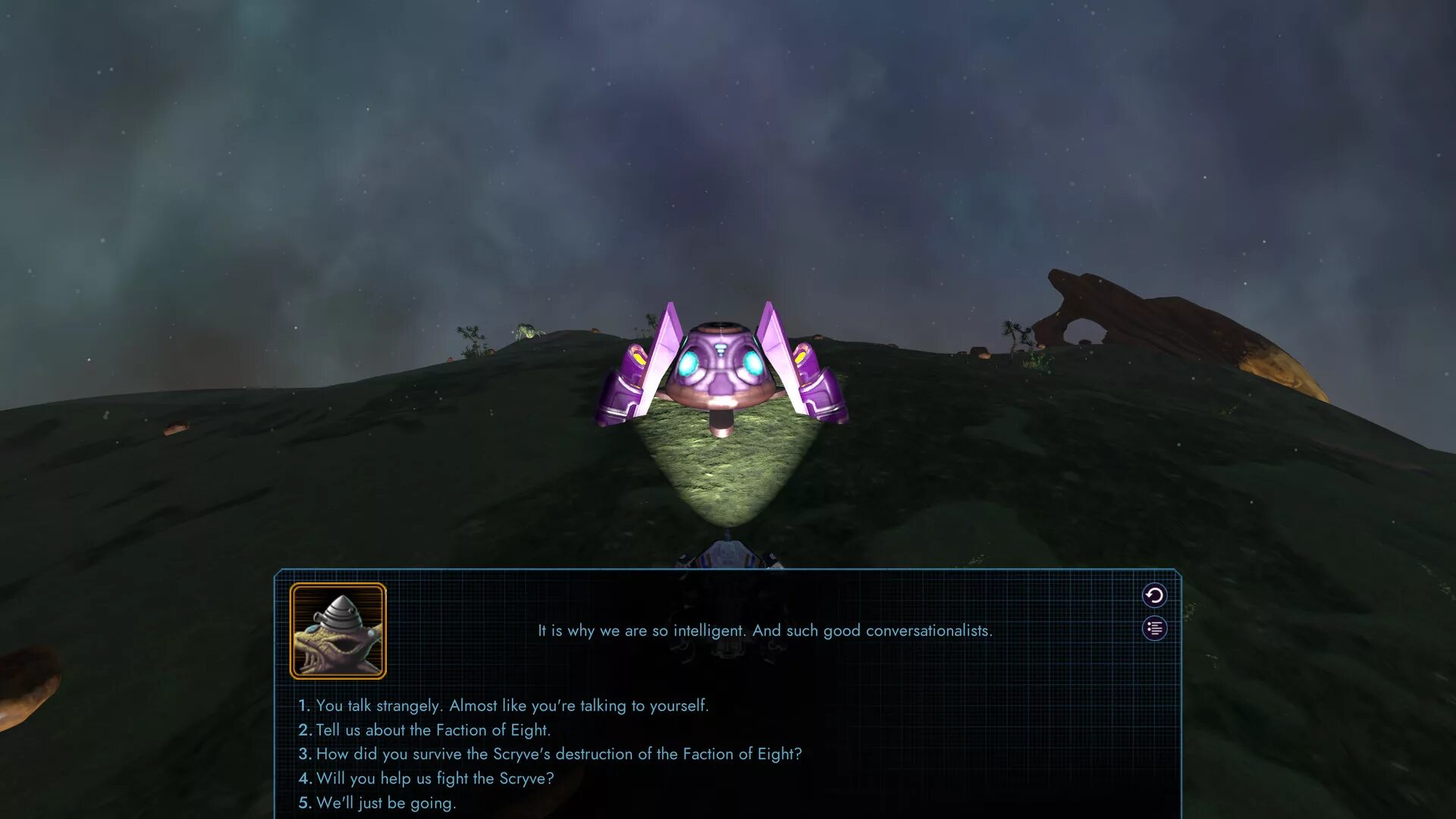 More faction interaction. More faction interaction