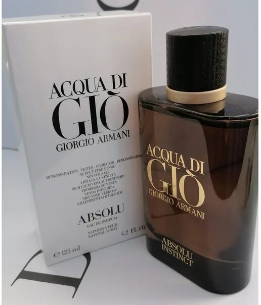 Di gio absolu. Аква ди джио absolute 125 мл. absolu instinct giorgio armani. armani absolu instinct. тестер acqua di gio.