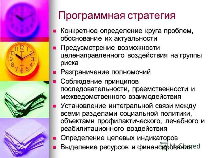 Программная стратегия. Программная стратегия