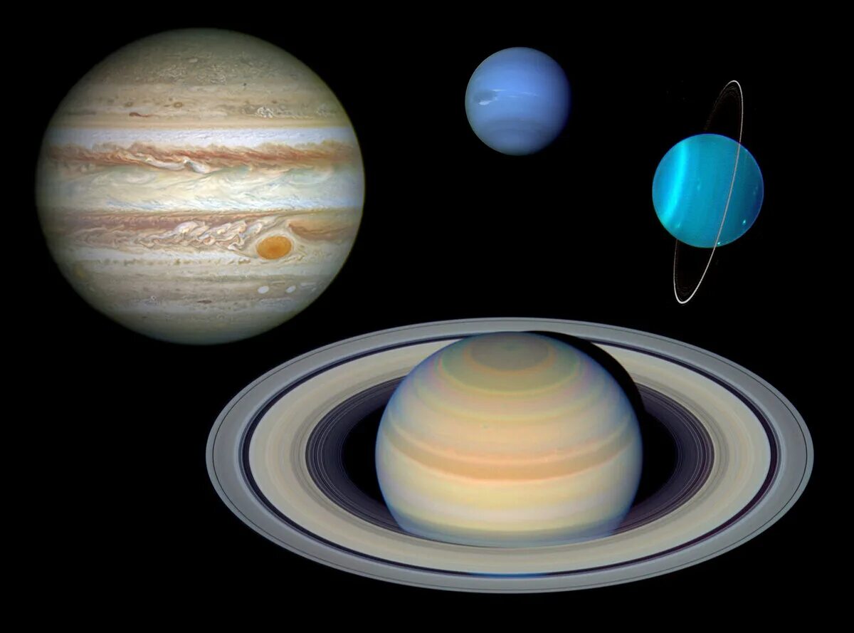 Ближайшая планета к юпитеру сатурн. Юпитер Сатурн Уран Нептун. Планеты гиганты Юпитер Сатурн Уран Нептун. Планета Сатурн Юпитер и Уран. Газовые гиганты Сатурн Уран Нептун Юпитер.
